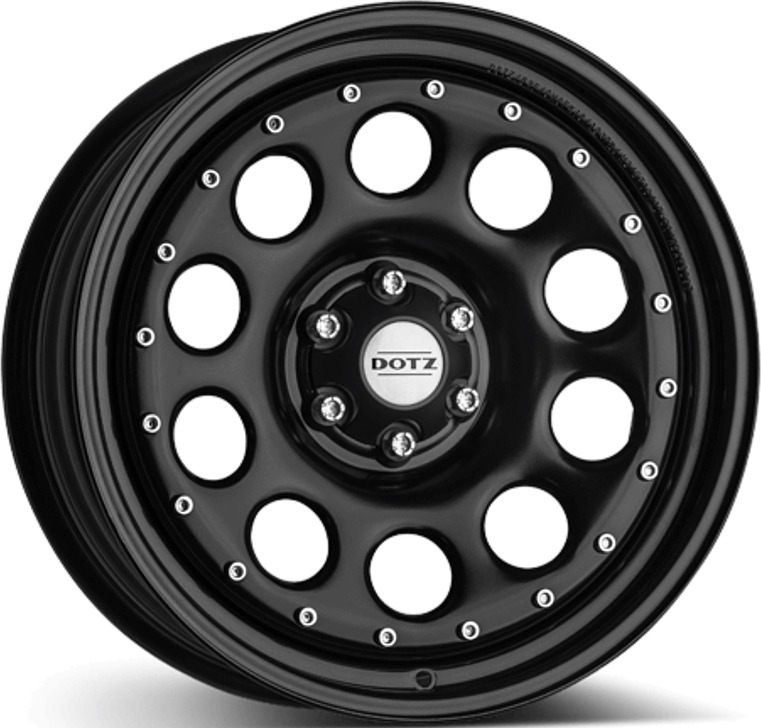 Cerchi in Lega KFZ ALCAR Steel Nero 5 fori 15\" 5.5X15 ET5 5x139.7