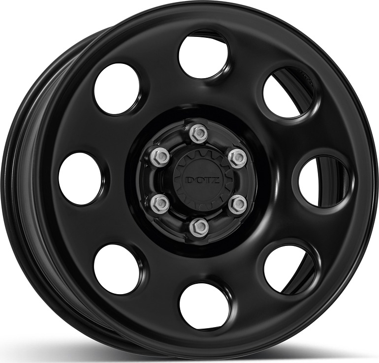 Cerchi in Lega KFZ ALCAR Steel Nero 6 fori 18\" 8X18 ET45 6x130