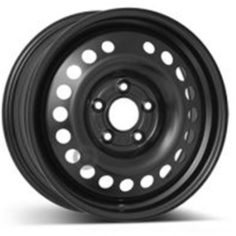 Cerchi in Lega Kfz alcar Steel Nero 5 fori 15\" 6X15 ET46 5x114.3