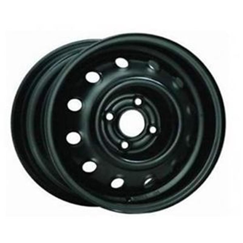 Cerchi in Lega KFZ ALCAR Steel Nero 4 fori 14\" 4.5X14 ET35 4x100