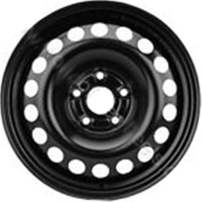 Cerchi in Lega Kfz alcar Steel Nero 5 fori 15\" 6X15 ET39 5x105