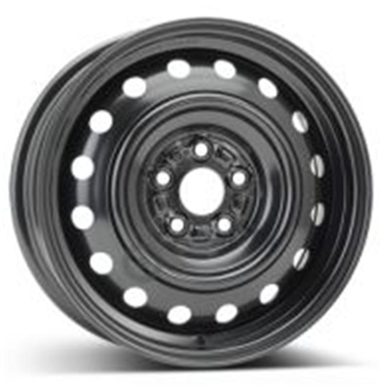 Cerchi in Lega KFZ ALCAR Steel Nero 5 fori 15\" 6X15 ET48 5x100