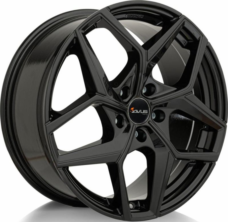 Cerchio AVUS AC-523 Black 5 fori 19\" 8X19 ET35 5x112