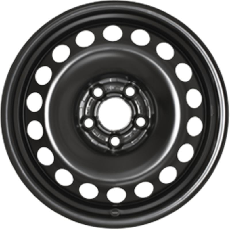Cerchi in Lega KFZ ALCAR Steel Nero 5 fori 15\" 5.5X15 ET40 5x100