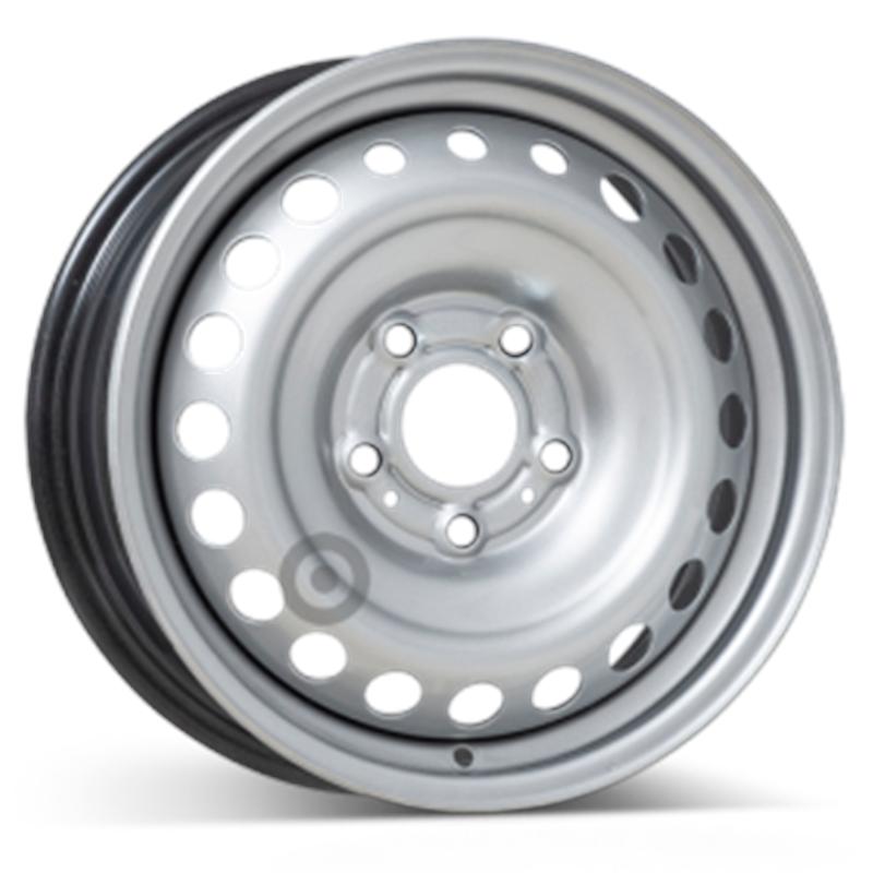 Cerchi in Lega KFZ ALCAR Steel Silver 6 fori 16\" 6.5X16 ET53.5 6x130
