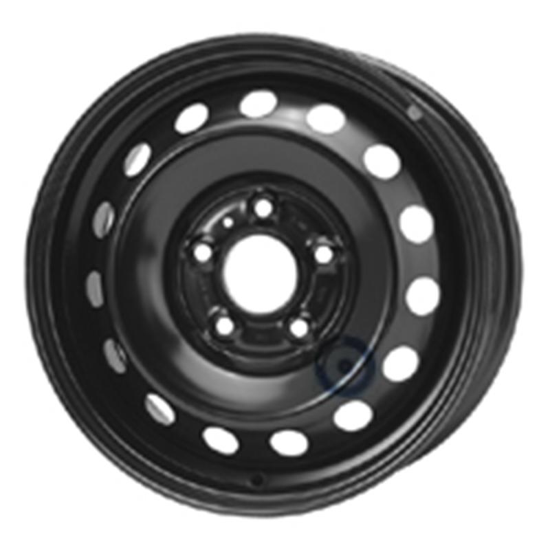 Cerchi in Lega KFZ ALCAR Steel Nero 5 fori 15\" 6X15 ET48 5x114.3