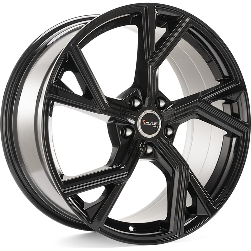 Cerchio AVUS Af20 Black 5 fori 19\" 8.5X19 ET48 5x112