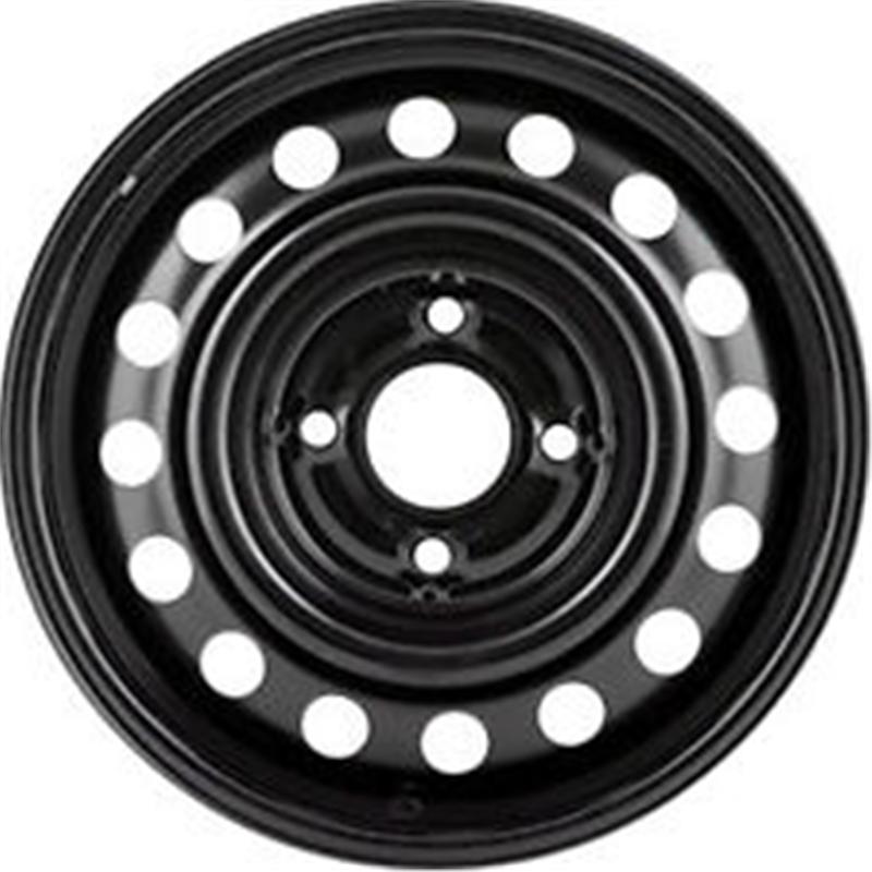 Cerchio KFZ ALCAR Steel Nero 4 fori 15\" 6X15 ET40 4x100
