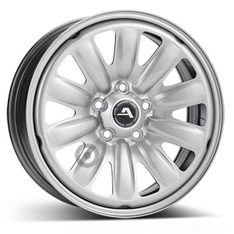 Cerchio KFZ ALCAR Steel Superpolish 5 fori 16\" 6.5X16 ET50 5x108