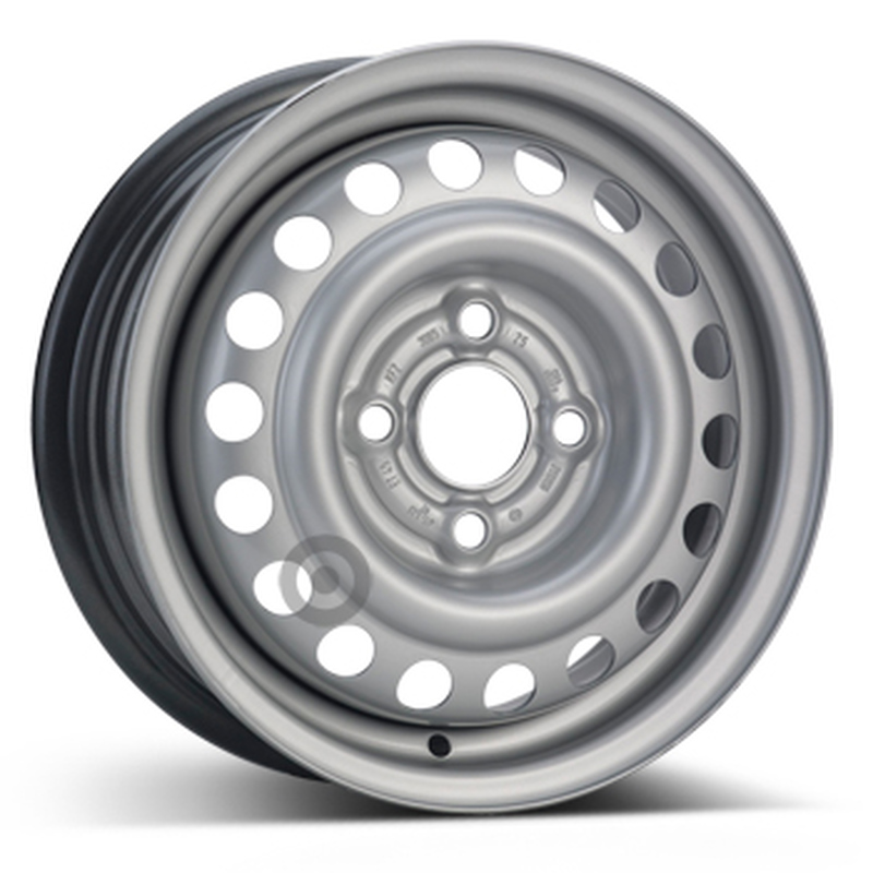 Cerchi in Lega KFZ ALCAR Steel Silver 4 fori 13\" 4.5X13 ET45 4x100
