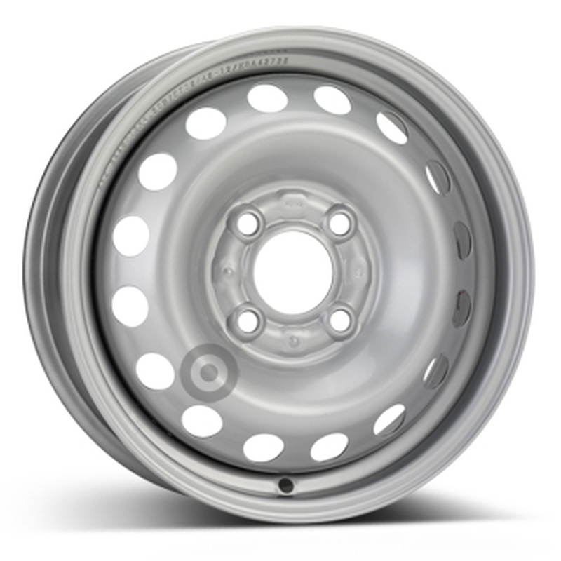 Cerchio KFZ ALCAR Steel Superpolish 4 fori 13\" 4.5X13 ET36 4x100