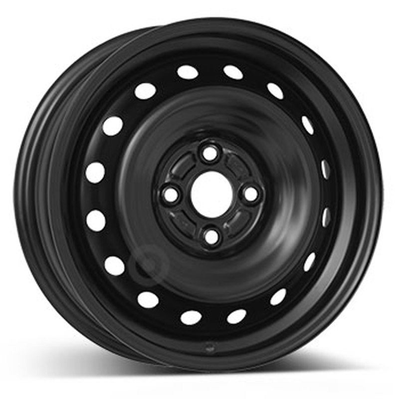 Cerchio KFZ ALCAR Steel Nero 4 fori 15\" 5X15 ET40 4x100