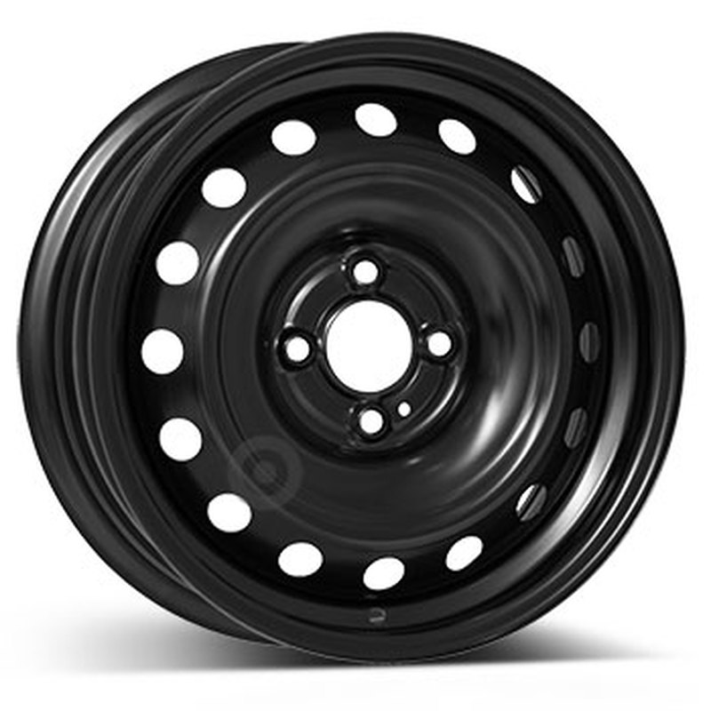 Cerchi in Lega KFZ ALCAR Steel Nero 4 fori 15\" 6X15 ET31 4x100