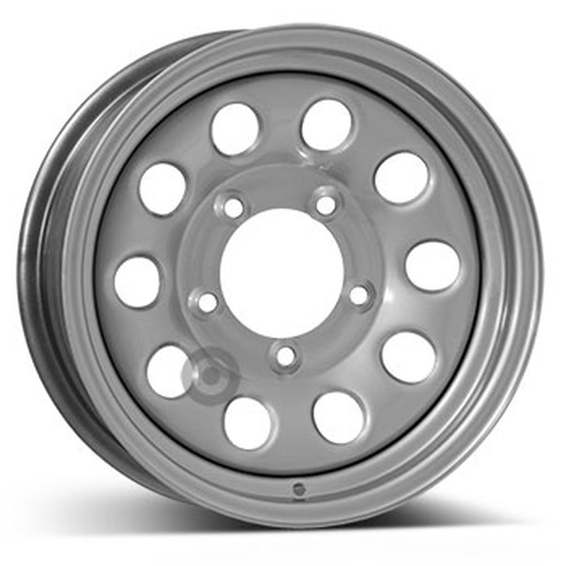Cerchio KFZ ALCAR Steel Superpolish 5 fori 15\" 5.5X15 ET5 5x139.7