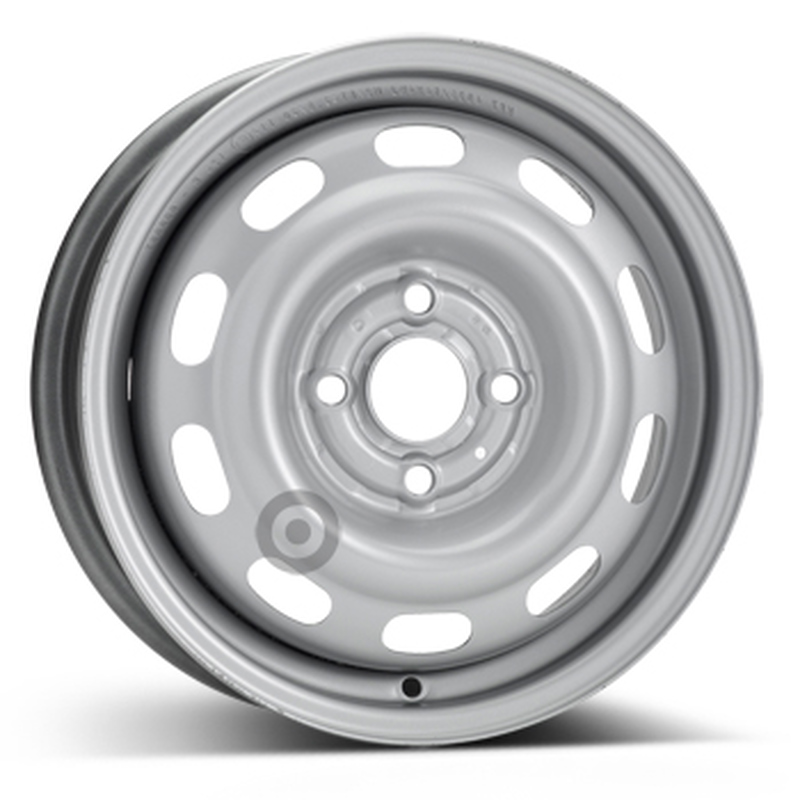 Cerchio KFZ ALCAR Steel Superpolish 4 fori 14\" 4.5X14 ET43.5 4x100