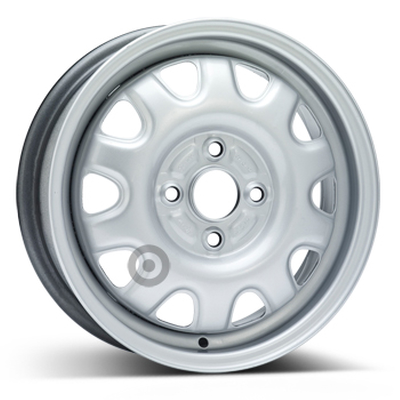 Cerchi in Lega KFZ ALCAR Steel Superpolish 4 fori 14\" 4.5X14 ET45 4x100