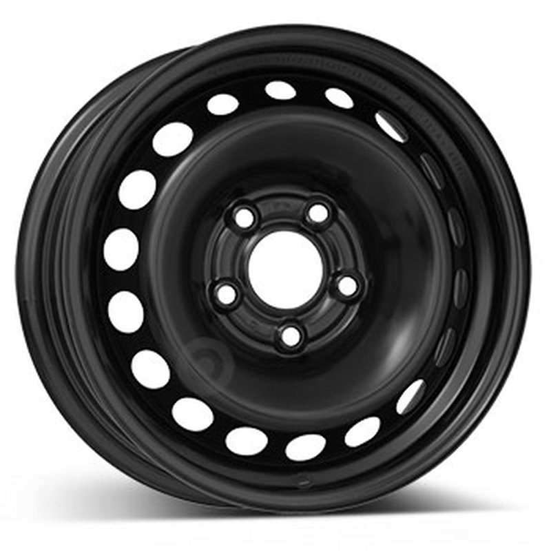 Cerchi in Lega KFZ ALCAR Steel Nero 5 fori 15\" 6X15 ET35 5x114.3