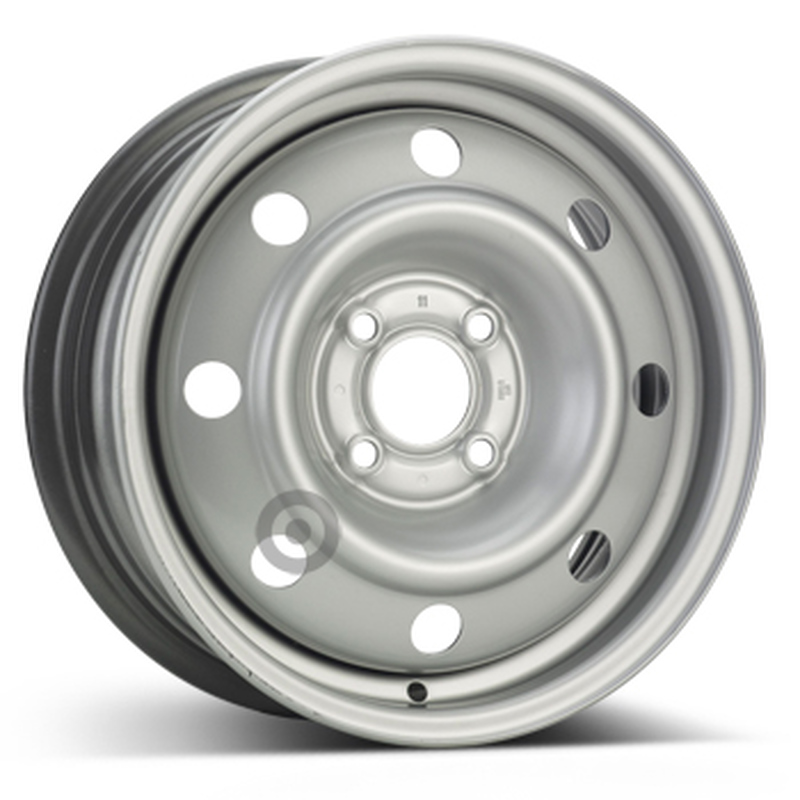 Cerchi in Lega KFZ ALCAR Steel Superpolish 4 fori 14\" 5.5X14 ET36 4x100