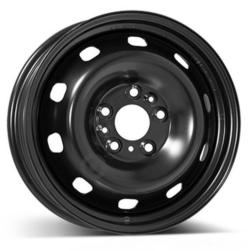 Cerchio KFZ ALCAR Steel Nero 5 fori 16\" 6X16 ET68 5x118