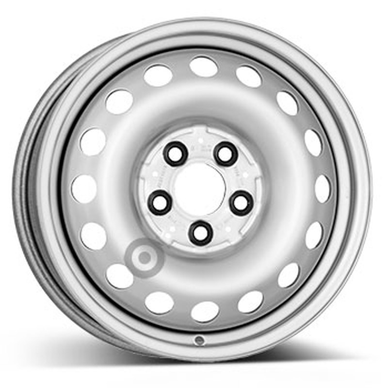 Cerchi in Lega KFZ ALCAR Steel Silver 5 fori 16\" 6.5X16 ET52 5x112