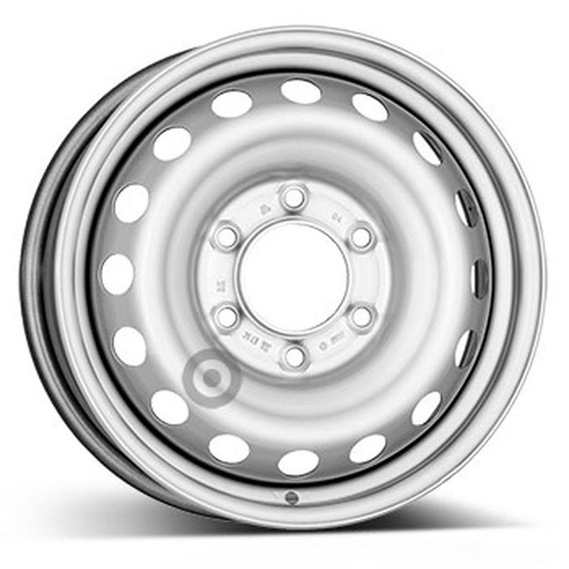 Cerchi in Lega KFZ ALCAR Steel Silver 6 fori 16\" 6.5X16 ET50 6x139.7