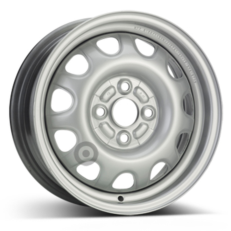 Cerchio KFZ ALCAR Steel Superpolish 4 fori 14\" 5.5X14 ET45 4x100