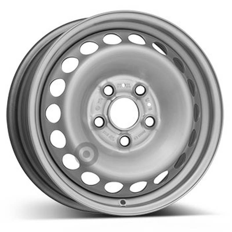 Cerchio KFZ ALCAR Steel Superpolish 5 fori 16\" 6.5X16 ET60 5x120