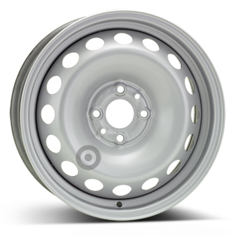 Cerchi in Lega KFZ ALCAR Steel Silver 4 fori 15\" 5.5X15 ET32 4x98