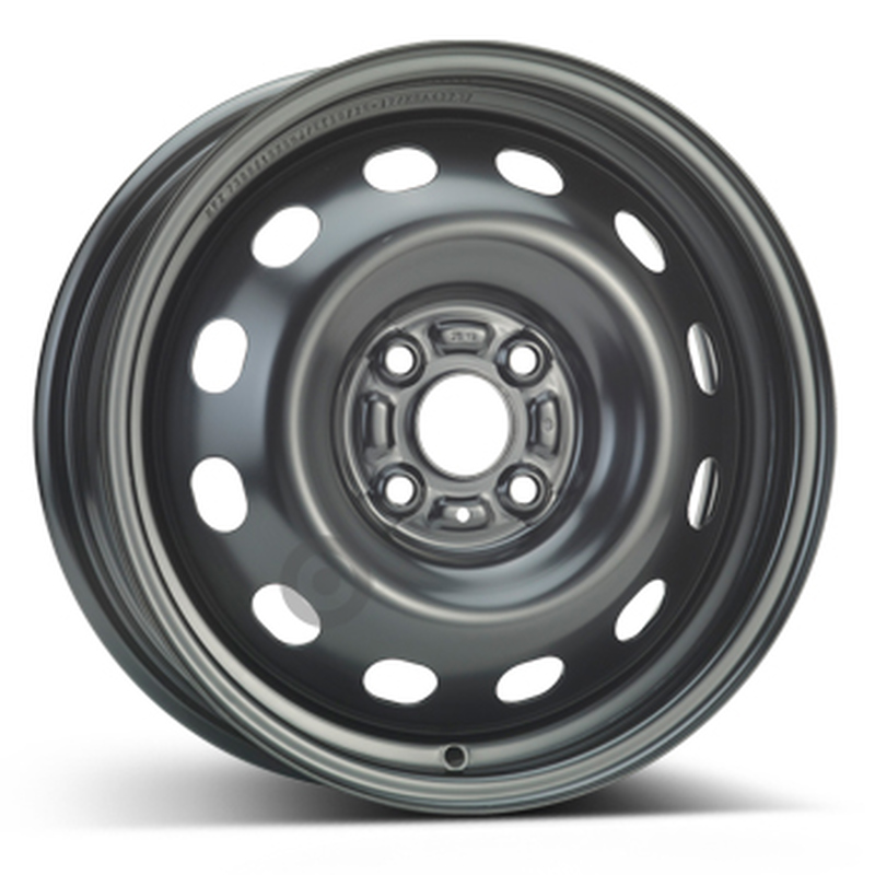 Cerchio KFZ ALCAR Steel Nero 4 fori 15\" 5.5X15 ET50 4x100