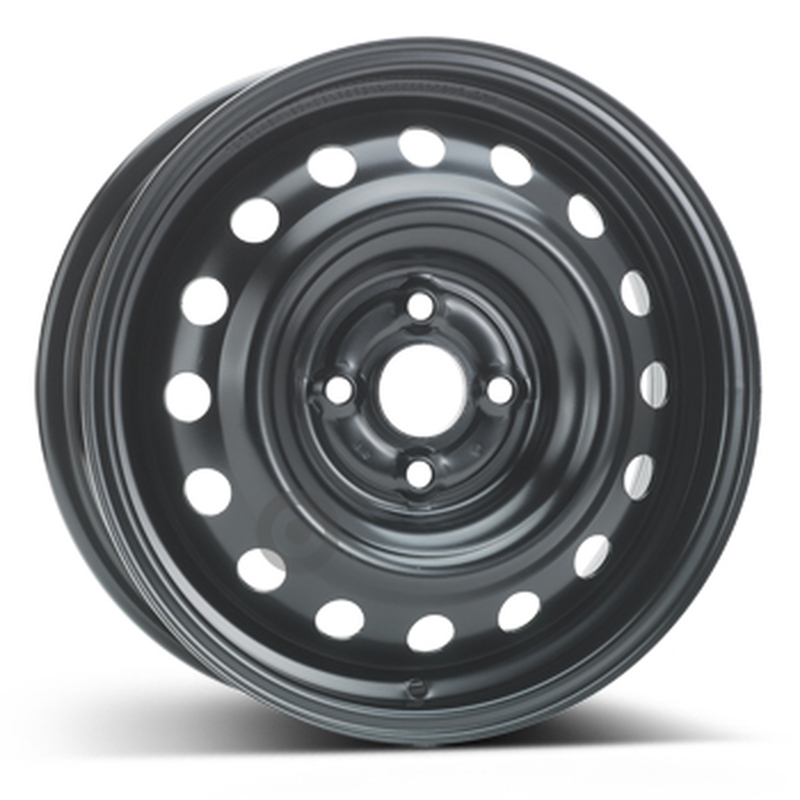 Cerchi in Lega KFZ ALCAR Steel Nero 4 fori 15\" 5.5X15 ET51 4x100