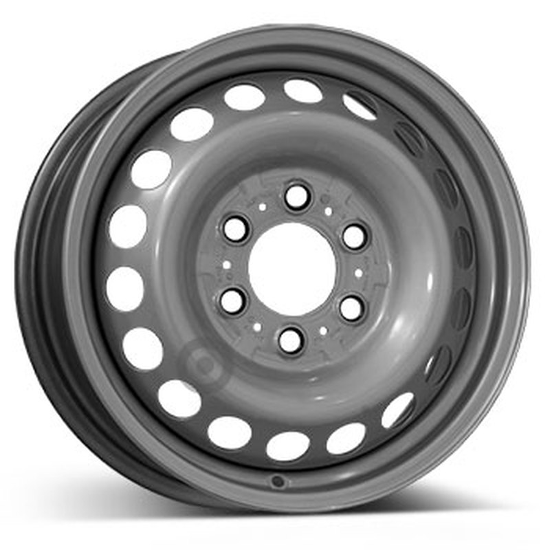Cerchio KFZ ALCAR Steel Silver 6 fori 16\" 6.5X16 ET62 6x130