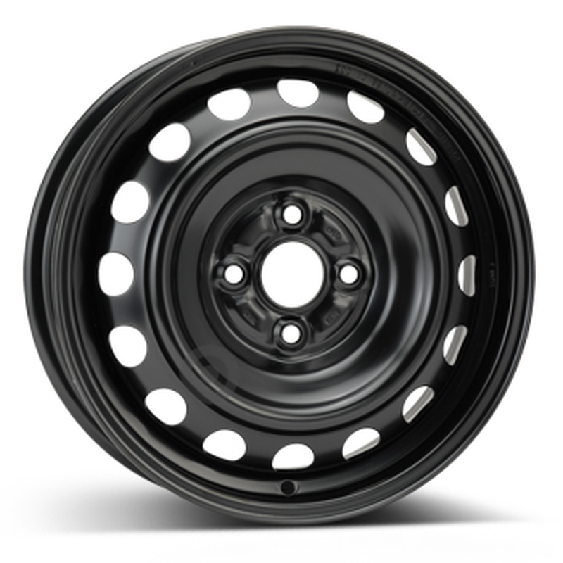 Cerchio KFZ ALCAR Steel Nero 4 fori 15\" 5X15 ET39 4x100