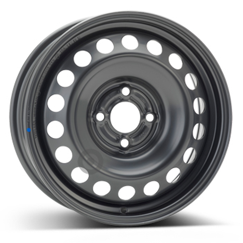 Cerchio KFZ ALCAR Steel Nero 4 fori 15\" 6X15 ET40 4x100