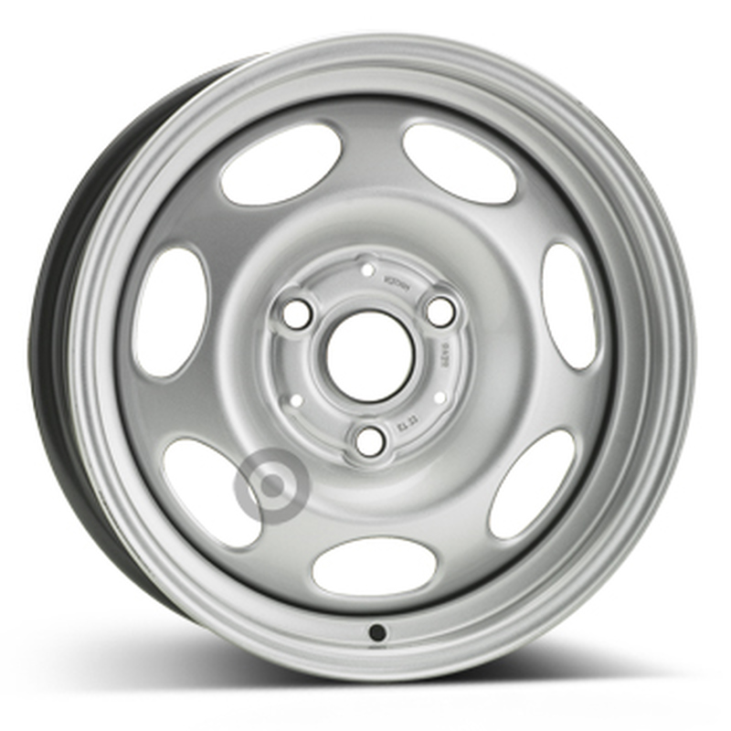 Cerchi in Lega KFZ ALCAR Steel Silver 3 fori 15\" 4.5X15 ET23.5 3x112