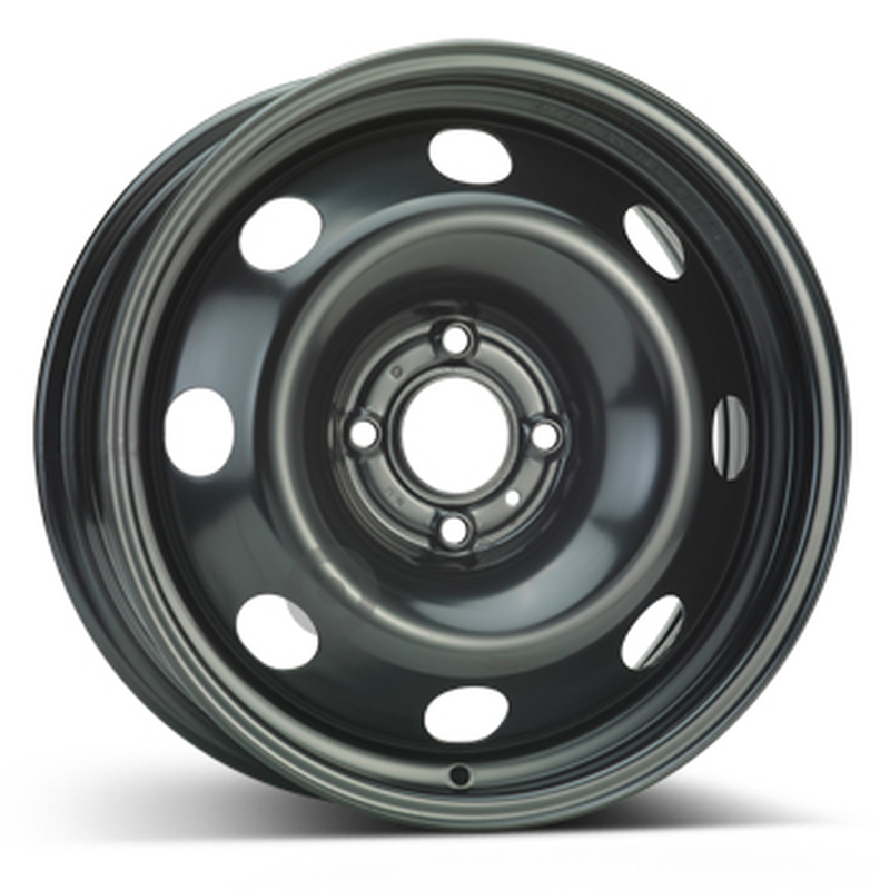 Cerchi in Lega KFZ ALCAR Steel Nero 4 fori 16\" 6X16 ET27 4x108