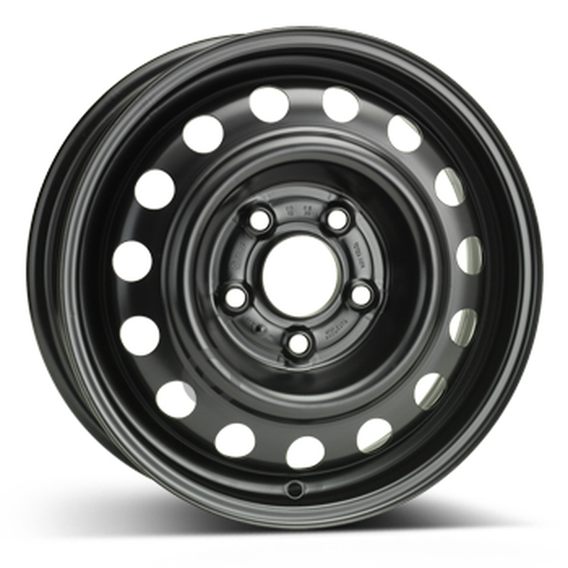 Cerchi in Lega KFZ ALCAR Steel Nero 5 fori 15\" 5.5X15 ET47 5x114.3