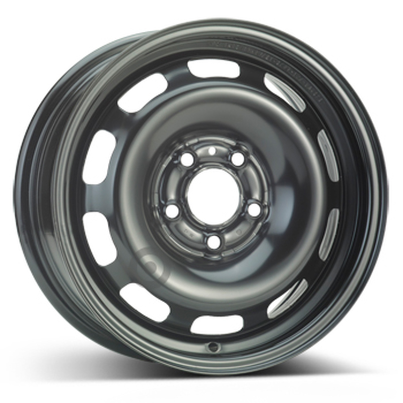 Cerchi in Lega KFZ ALCAR Steel Nero 5 fori 15\" 6X15 ET43 5x108