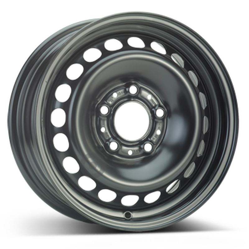Cerchi in Lega KFZ ALCAR Steel Nero 5 fori 15\" 6X15 ET42 5x120