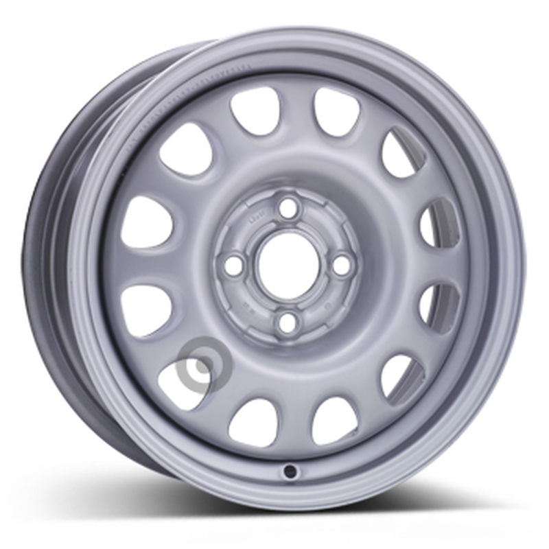 Cerchi in Lega KFZ ALCAR Steel Silver 4 fori 15\" 6X15 ET35 4x100