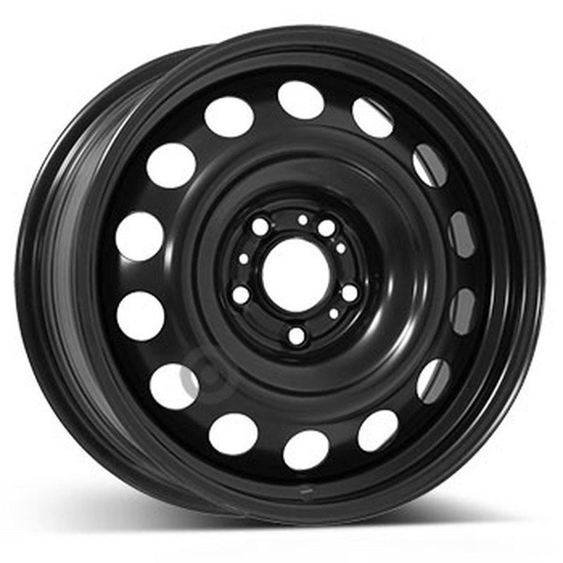 Cerchi in Lega KFZ ALCAR Steel Nero 5 fori 16\" 7X16 ET40 5x108
