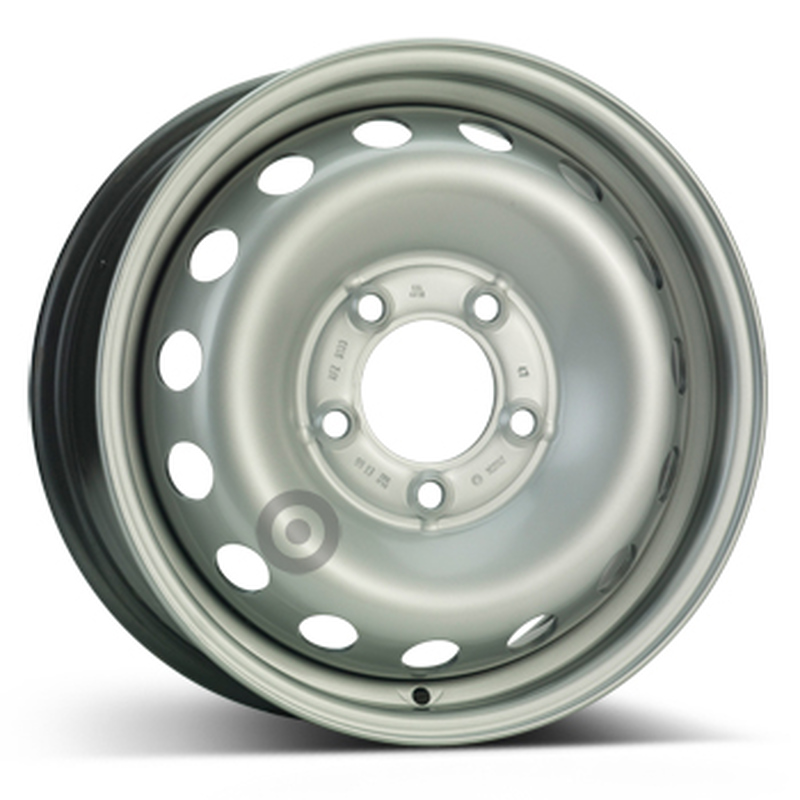 Cerchio KFZ ALCAR Steel Silver 5 fori 16\" 6.5X16 ET66 5x130
