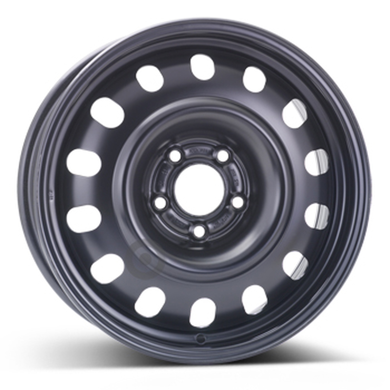 Cerchi in Lega KFZ ALCAR Steel Nero 5 fori 16\" 6.5X16 ET44 5x108