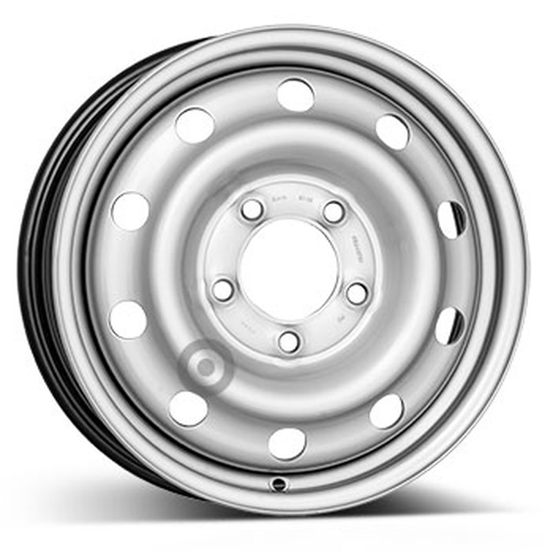Cerchio KFZ ALCAR Steel Silver 5 fori 16\" 6X16 ET66 5x130
