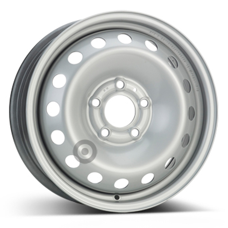 Cerchio KFZ ALCAR Steel Silver 5 fori 16\" 6X16 ET50 5x118