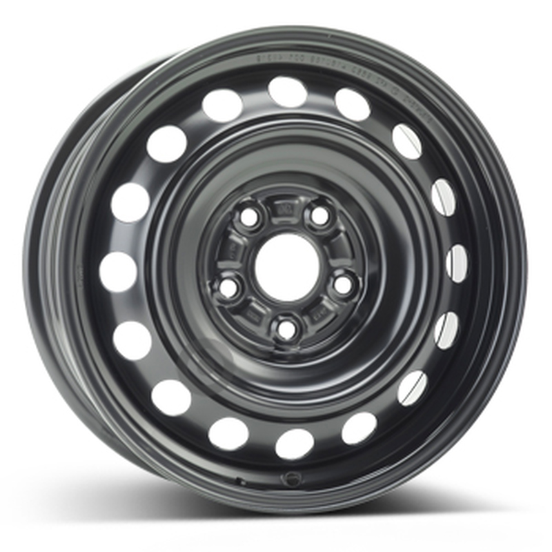 Cerchio KFZ ALCAR Steel Nero 5 fori 16\" 6.5X16 ET45 5x114.3