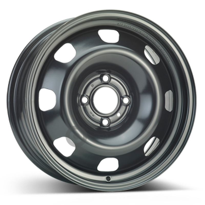 Cerchio KFZ ALCAR Steel Nero 4 fori 16\" 6.5X16 ET31 4x108