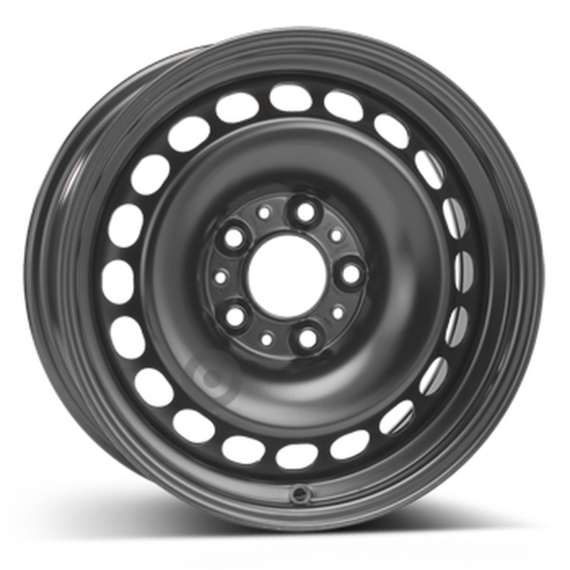 Cerchio KFZ ALCAR Steel Nero 5 fori 16\" 7X16 ET20 5x120