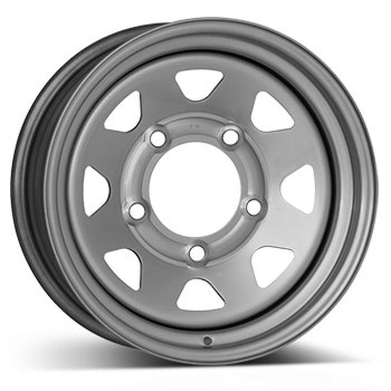 Cerchio KFZ ALCAR Steel Superpolish 5 fori 15\" 7X15 ET-12 5x139.7