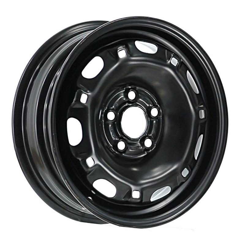 Cerchi in Lega KFZ ALCAR Steel Nero 5 fori 14\" 5X14 ET35 5x100