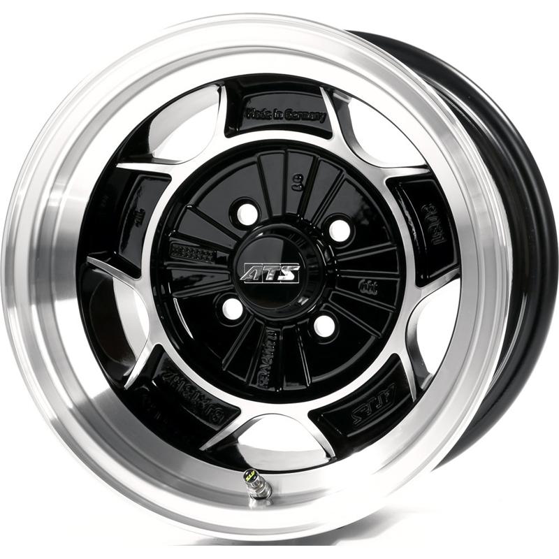 Cerchio ATS Classic Diamant Schwarz Frontpoliert 4 fori 15\" 5.5X15 ET25 4x130